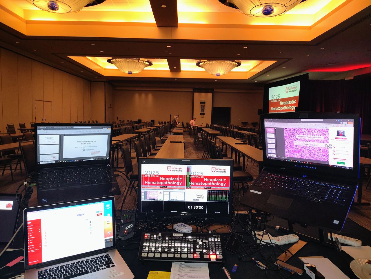 Event AV production with LED video wall